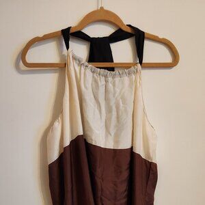 Rozae Nichols Silk Midi Dress